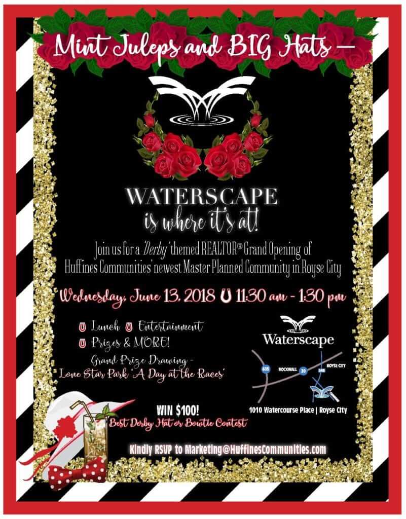 Waterscape Grand Opening Flyer